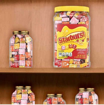 Starburst Candy Original Bulk Fruit Chews 54oz Jar Gluten Free